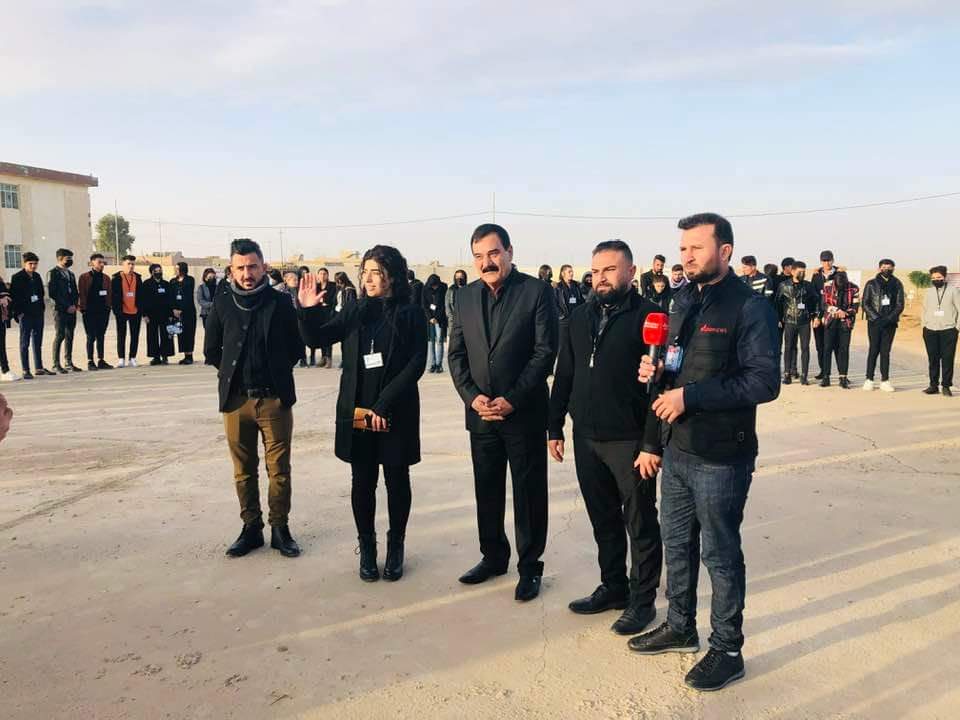 During the second phase of the return of 41 identified Yazidi victims of the genocide perpetrated by ISIS, <a href="/FaridaglobalOrg/">Farida_Global_Organization</a> in partnership &amp;funding from <a href="/UNITAD_Iraq/">UNITAD</a> enabled transportation of more than 200volunteers from EzidiYouthNetwork to organize the memorial ceremony in Kojo