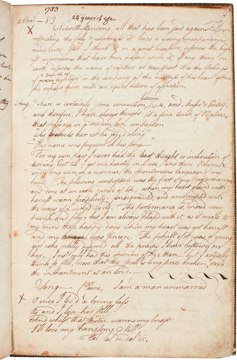 Robert Burns, First Commplace Book