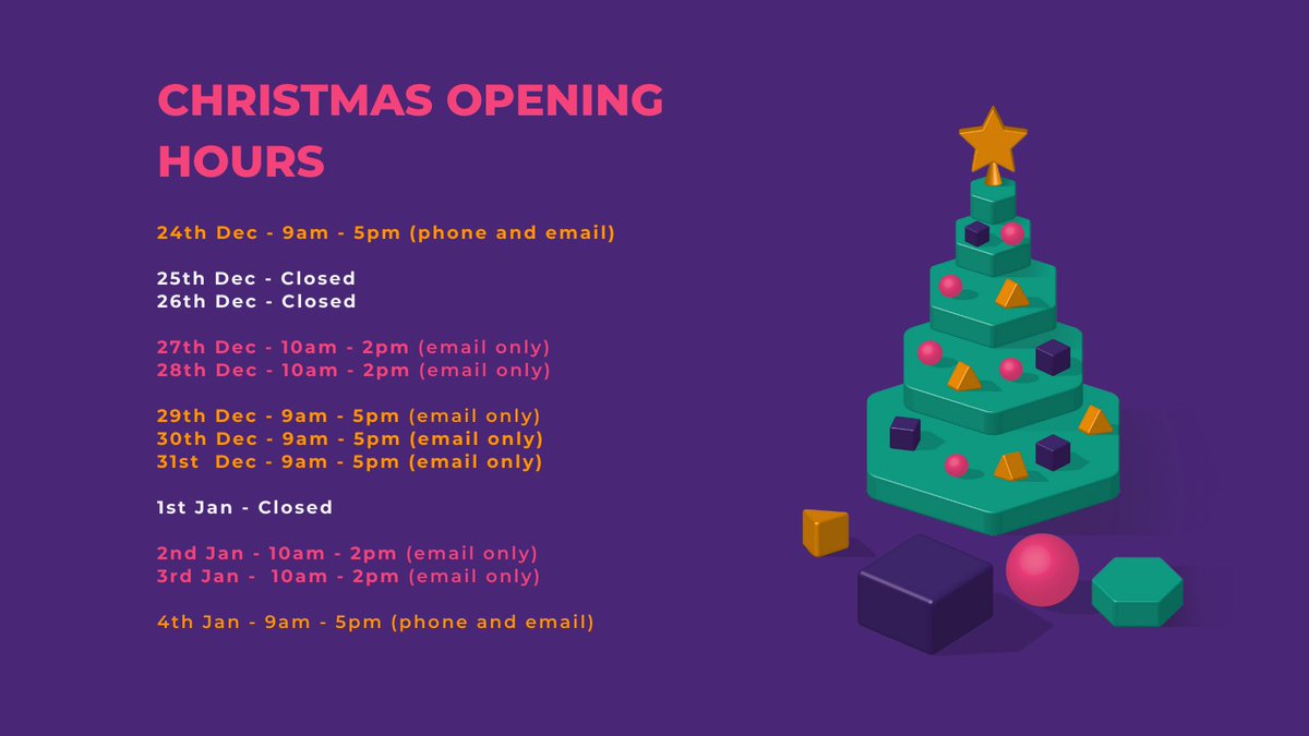 cpllearning's tweet image. Our operating hours vary over the festive period, so don&apos;t forget to make a note of how you can contact us.