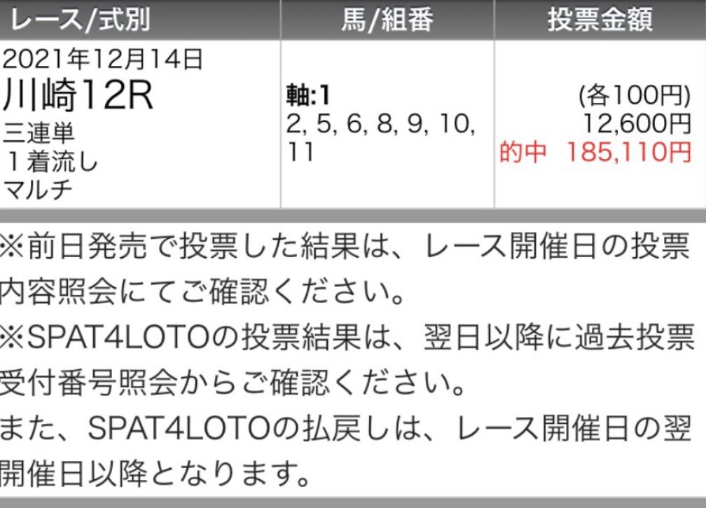 🎁明日の【SS】予想プレゼント⓯名🎁
《いいね》《リツイート》《フォロー》
🌟上記3点を満たした方へ抽選でDM🌟

㊗️50万馬券と18万馬券獲得でプラス㊗️

🎊【SS】4日連続的中🎊

◎ビークイック  (23.4倍)🎯
◎ニャンニャン     (7.6倍)🎯
◎コンバスチョン (7.2倍)🎯
◎スマイルウィ     (5.1倍)🎯