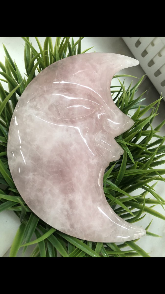 REACH FOR THE MOON!  This huge rose quartz beauty is waiting to go home for the holidays  🌙. We only have ONE.