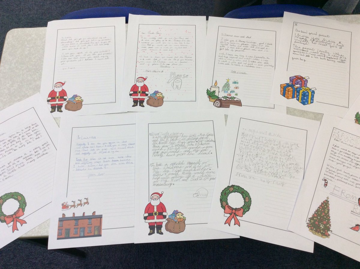 ChilternY6's tweet photo. Continuing in our theme of letter writing, and in the spirit of Christmas, we wrote letters to our loved ones.
@ChilternSch 
#makinglearningirresistible https://t.co/y1oaguUxSC