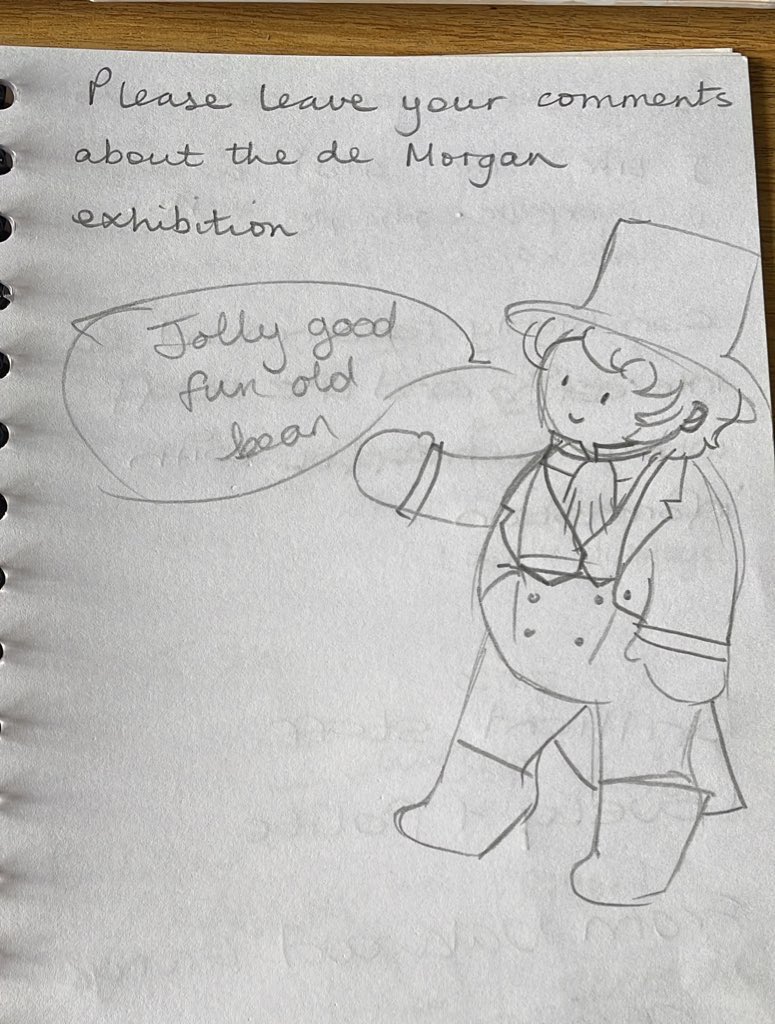 DeMorganF's tweet photo. We LOVED getting this note in our visitors book 😁 we’re glad you had fun old bean 🎩 #visitor #museum #oldbean #jollygoodfun https://t.co/3DrhYvwfI7
