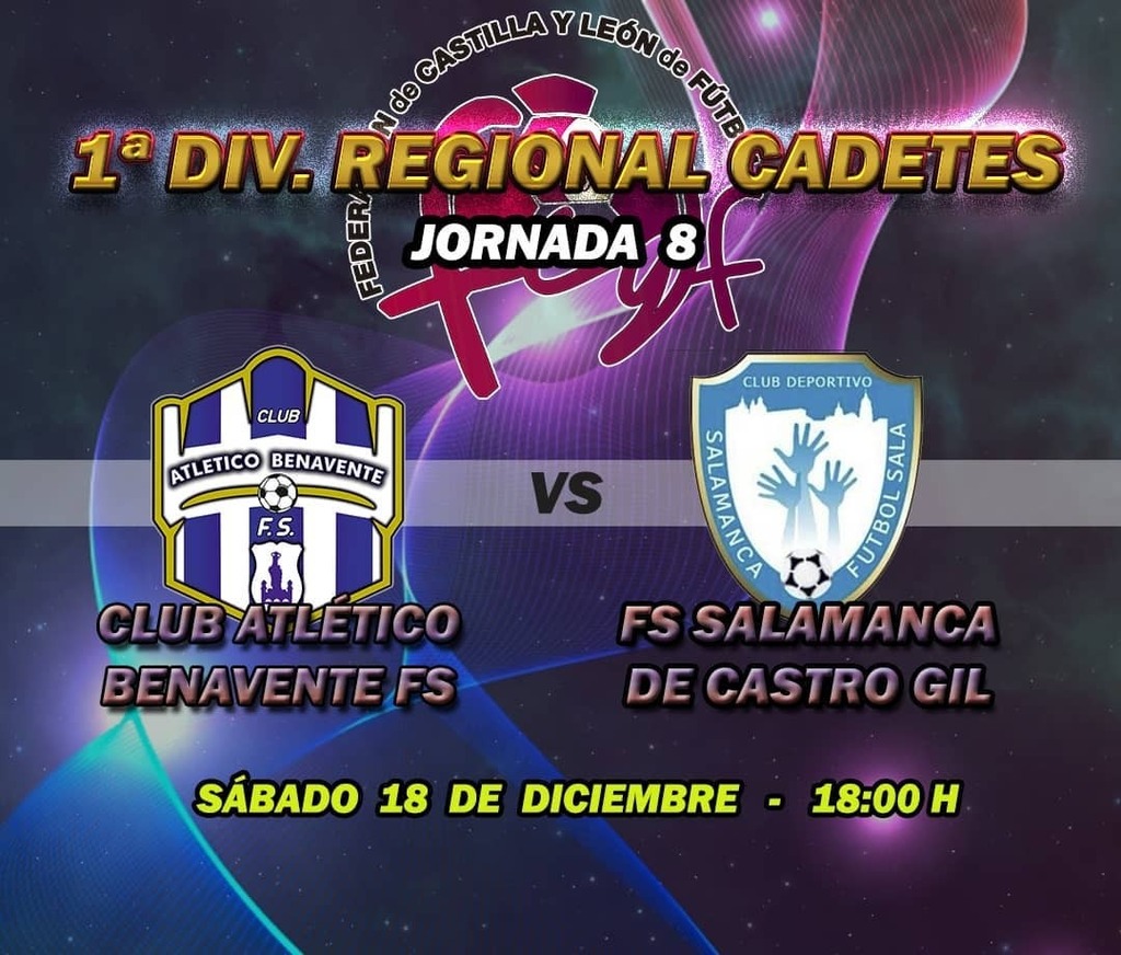 🏆 PRIMERA REGIONAL CADETE

⚽ @atleticobenavente 🆚 @unionistasfs 

⚽ <a href="/intersala/">C.D.Intersala</a> 🆚 <a href="/trepaliofs/">Trepalio León Sala</a> 

⚽ @cdlabanezafs 🆚 <a href="/trescolumnascd/">CD Tres Columnas</a> 

#FZS instagr.am/p/CXisNGTDYKj/