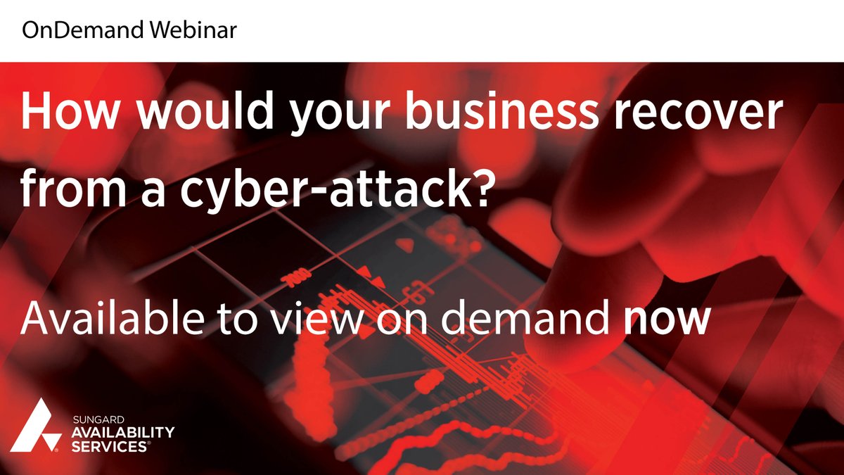 With more businesses becoming victims of a cyber-attack, focus needs to shift on how compromised data could be recovered. Watch our latest webinar to understand more: ow.ly/IwyW50HboTE