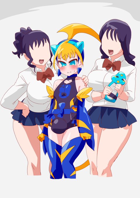 キュアジャンヌは女子高生に人気 #キュアライダー #ライダー少女 (?) 