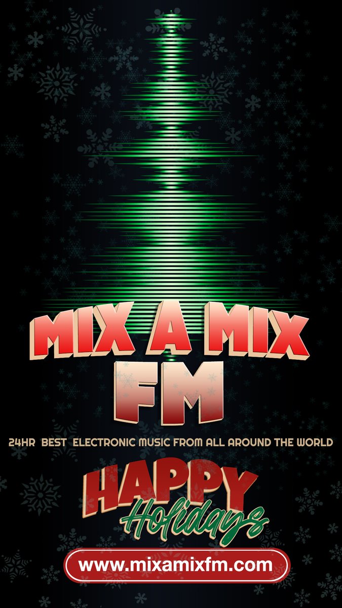 MixAMixFM1's tweet photo. #HappyHolidays #MixAMixFM
🦩 24hr best Electronic Music from ALL AROUND THE World 
🔗 https://t.co/IV21atAPOE https://t.co/fx9eFI0YWE