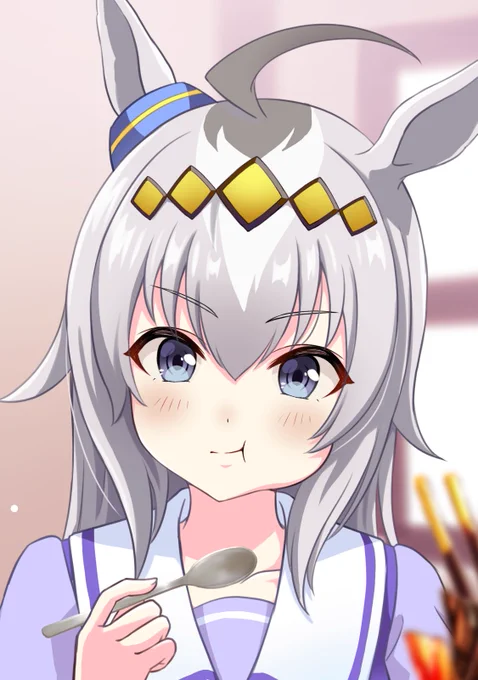 もぐもぐオグリキャップ
#ウマ娘 