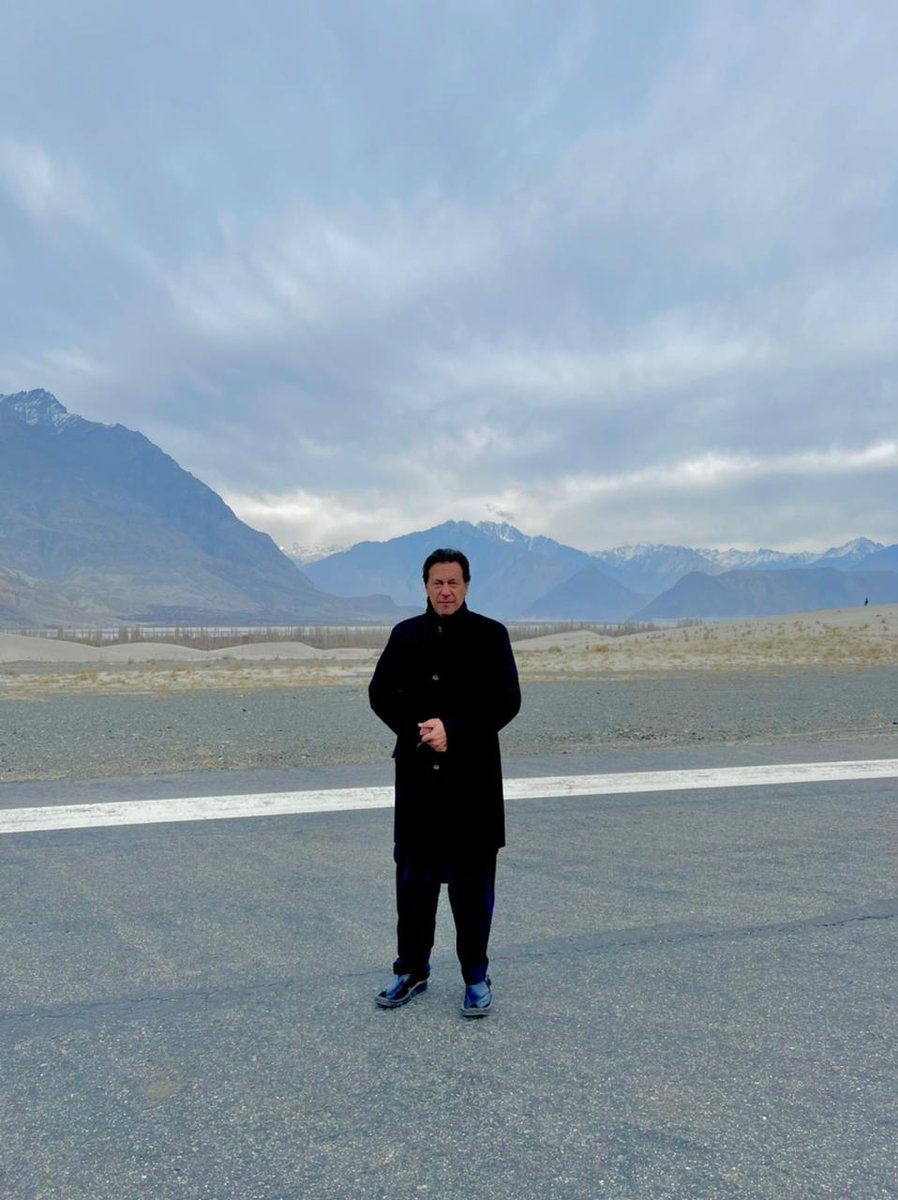 Inaugurated Skardu international airport. InshaAllah, this will take mountain tourism to a level where it will bring in foreign exchange for the country &amp; raise the local community's standard of living. I want to thank the people of Skardu for their generous welcome.