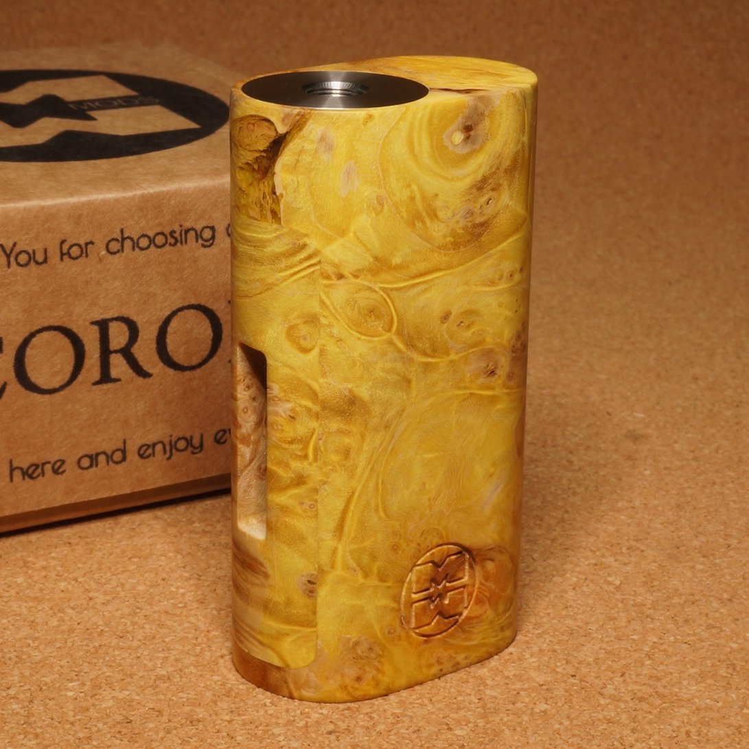 Milo Mods|Corona Box Mod - Maple burl 入荷!国内外で入手 Milo Mods|Corona Box Mod - Maple burl 入荷!国内外で入手