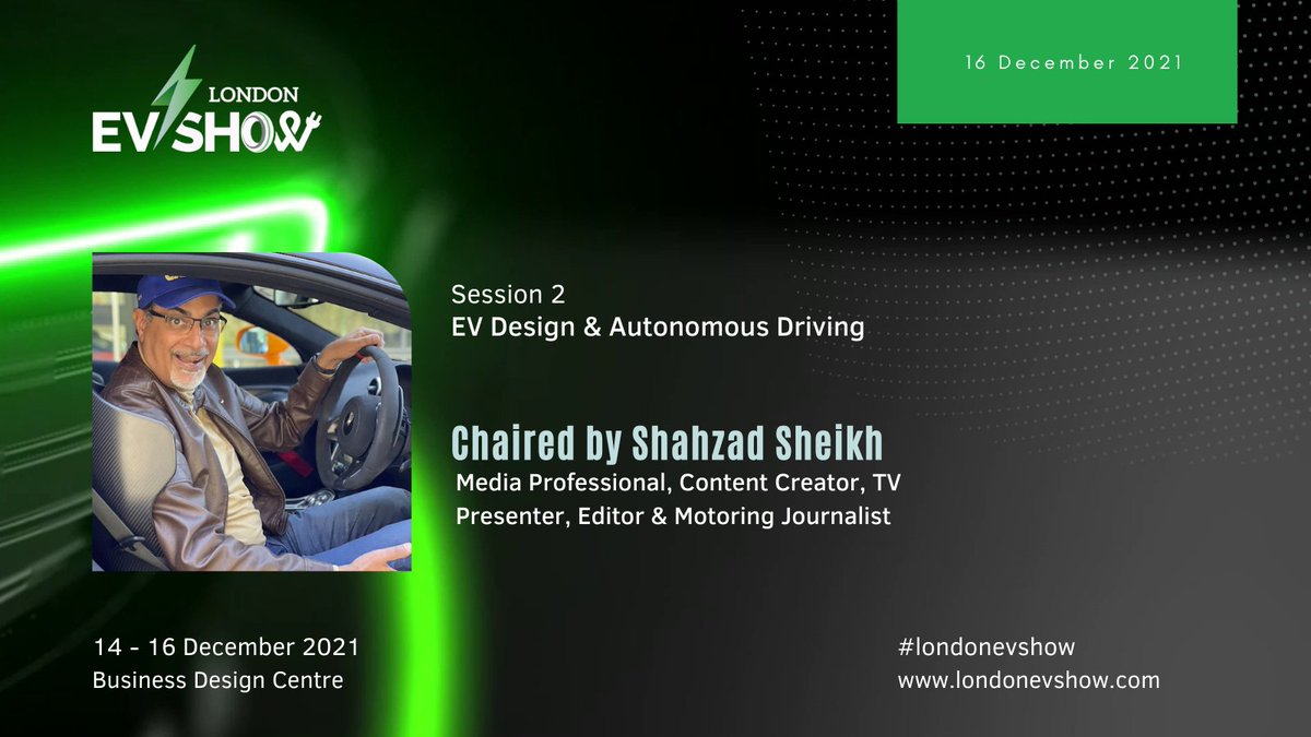 londonevshow's tweet photo. Join Shahzad Sheikh as he moderates session 2 of the London EV Show on "EV Design & Autonomous Driving".
Join us now, visit https://t.co/gv4KIlAXhm
#electricvehicles #londonevshow #emobility #MoveIntoTheFuture https://t.co/v4RTL4dgmu