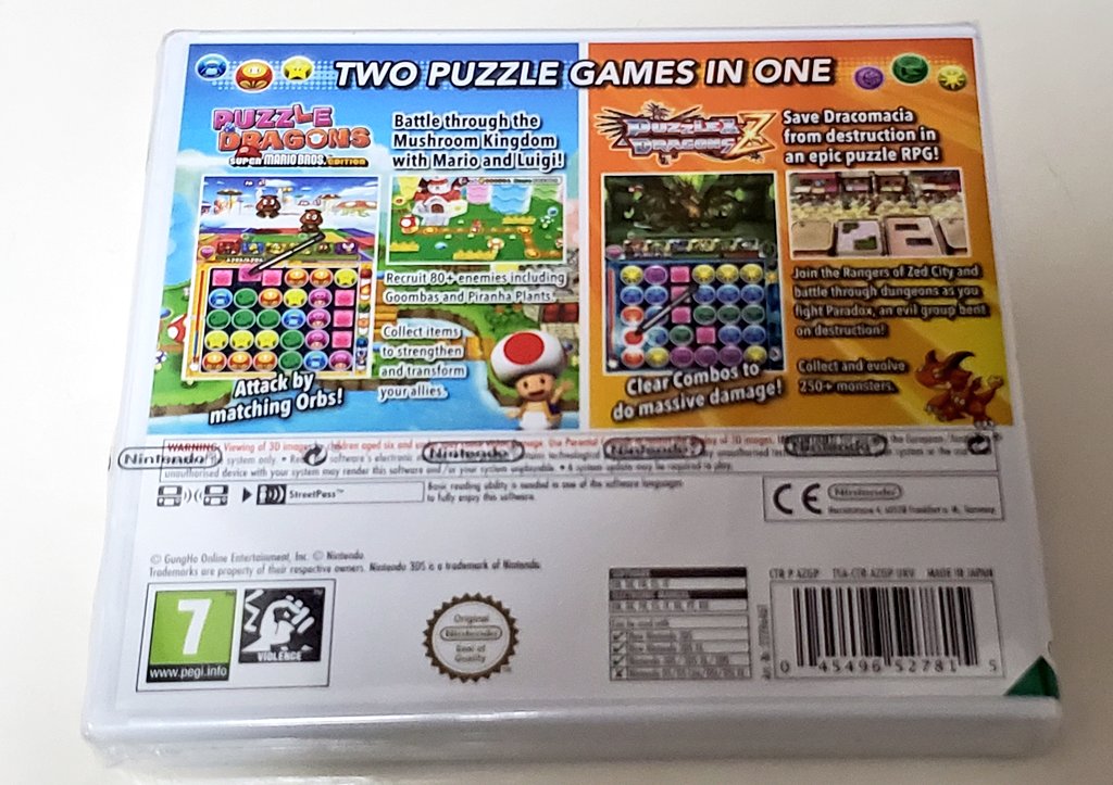 タンジェント Mario Collector 欧州版パズドラz パズドラ マリオエディションを入手 海外版だとパズドラzとセットになっています T Co 6kmprus1rp Twitter