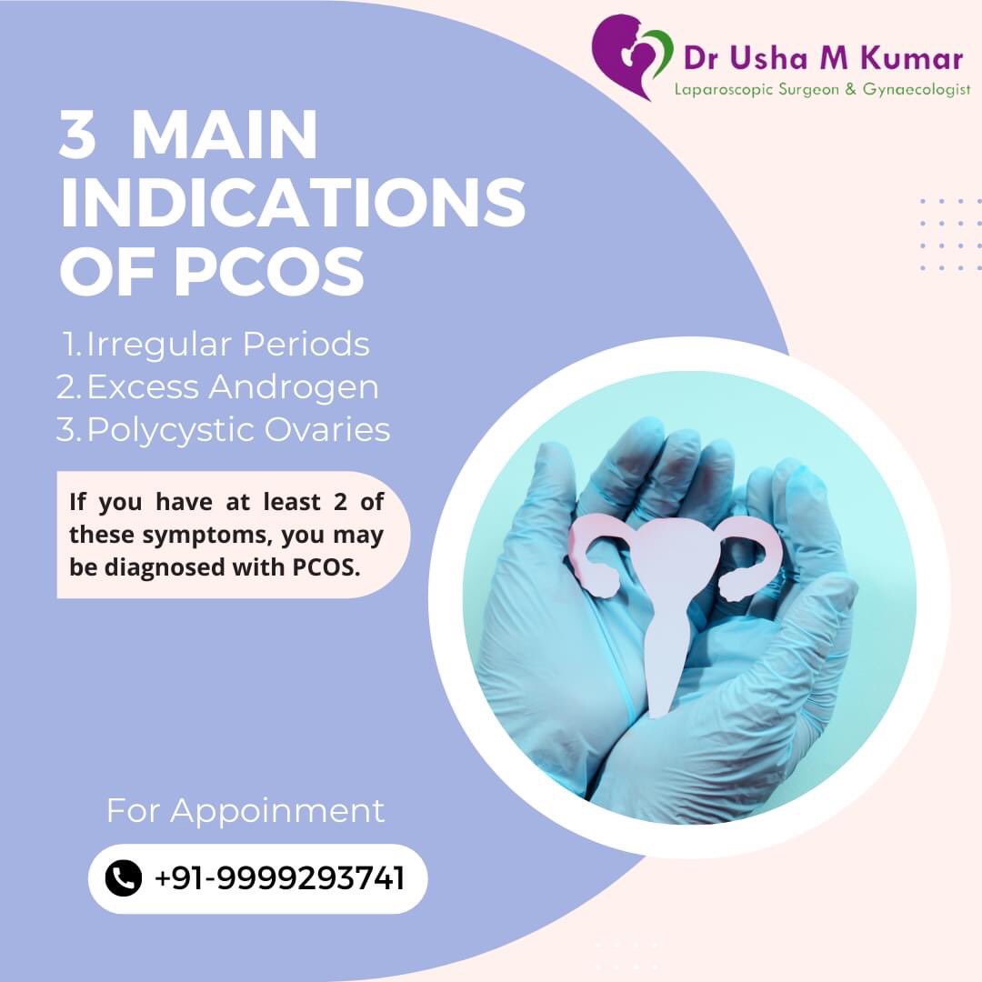 DrUshaMKumar's tweet photo. Polycystic ovary syndrome (PCOS) is a common condition that affects how a woman's ovaries work.

Book an appointment now at +91-9999293741 
Visit: https://t.co/jdheRYX5Wn to know in details.

#Gynecologist #PCOS #IrregularPeriods #PCOSAwareness #Ovaries #PolycysticOvary https://t.co/4zPKf6lfNv