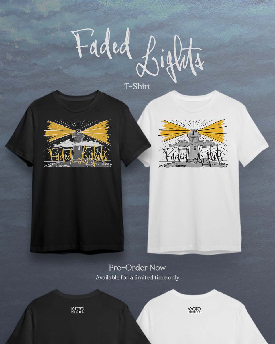 You’ve heard the song, now wear the song! Pre-order for the limited print of our #FadedLights t-shirt Now to avoid disappointment: 
breakingmusic.my/shop/kyotoprot…

#KyotoProtocol #BreakingMusic