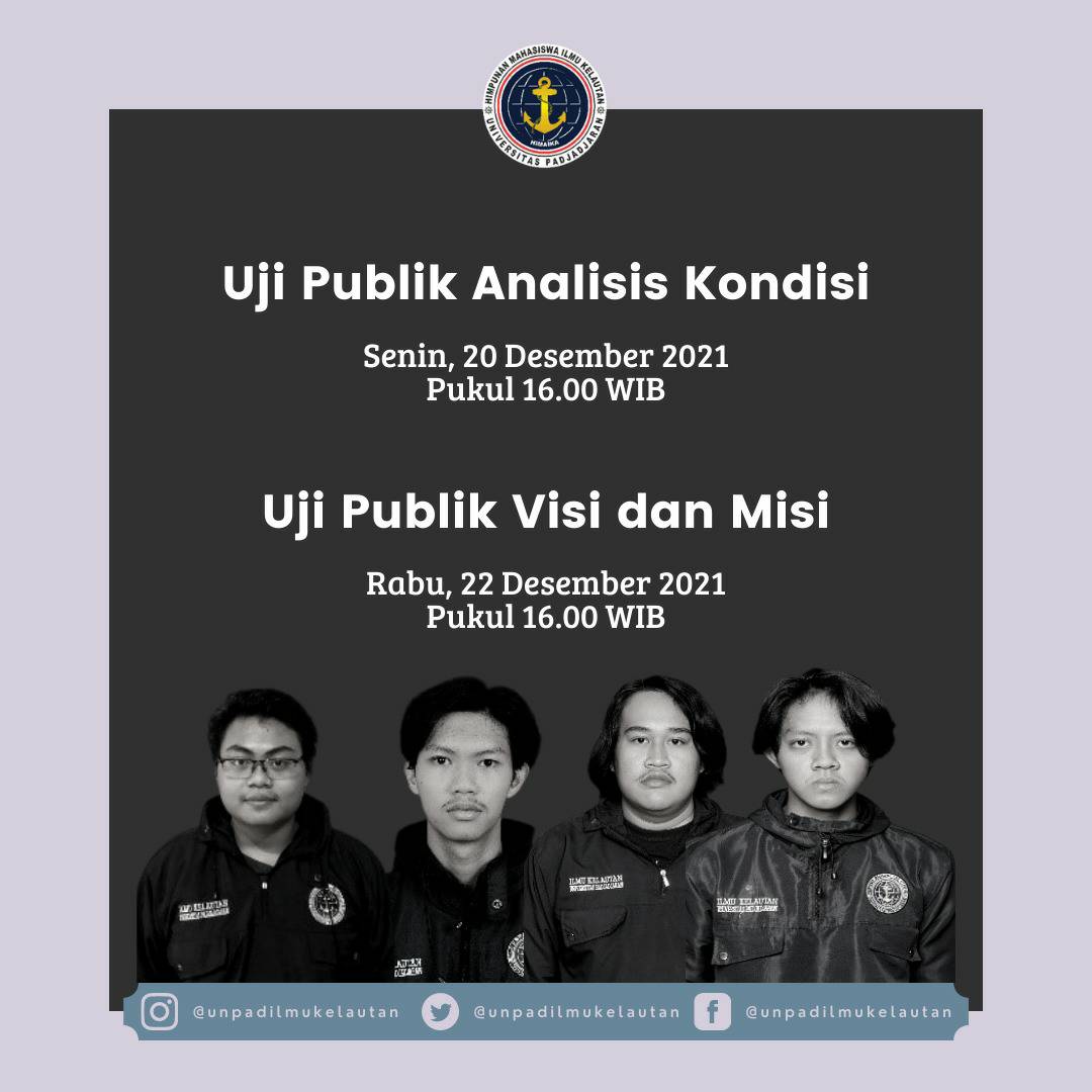 [ INFO PILKAHIM ]

Berikut adalah Roadmap Uji Publik PILKAHIM 2021.

Uji Publik 1 : Pemaparan Analisis Kondisi serta Kebutuhan Himpunan (20 Desember 2021)

Uji Publik 2 :  Pemaparan Visi, Misi, Struktur dan program Unggulan (22 Desember 2021)

#JALESVEVAJAYAMAHE #PILKAHIM2021