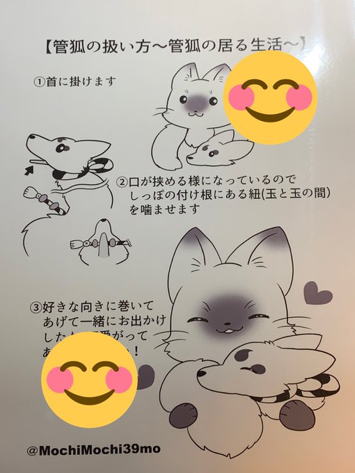 お渡しの準備中!
管狐の扱い方の説明書 