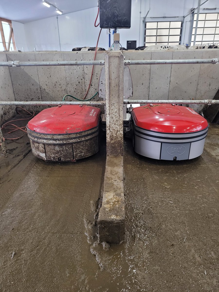 Double the cleaning power at Cubby's Hilltop farm in Thornloe,  #lely