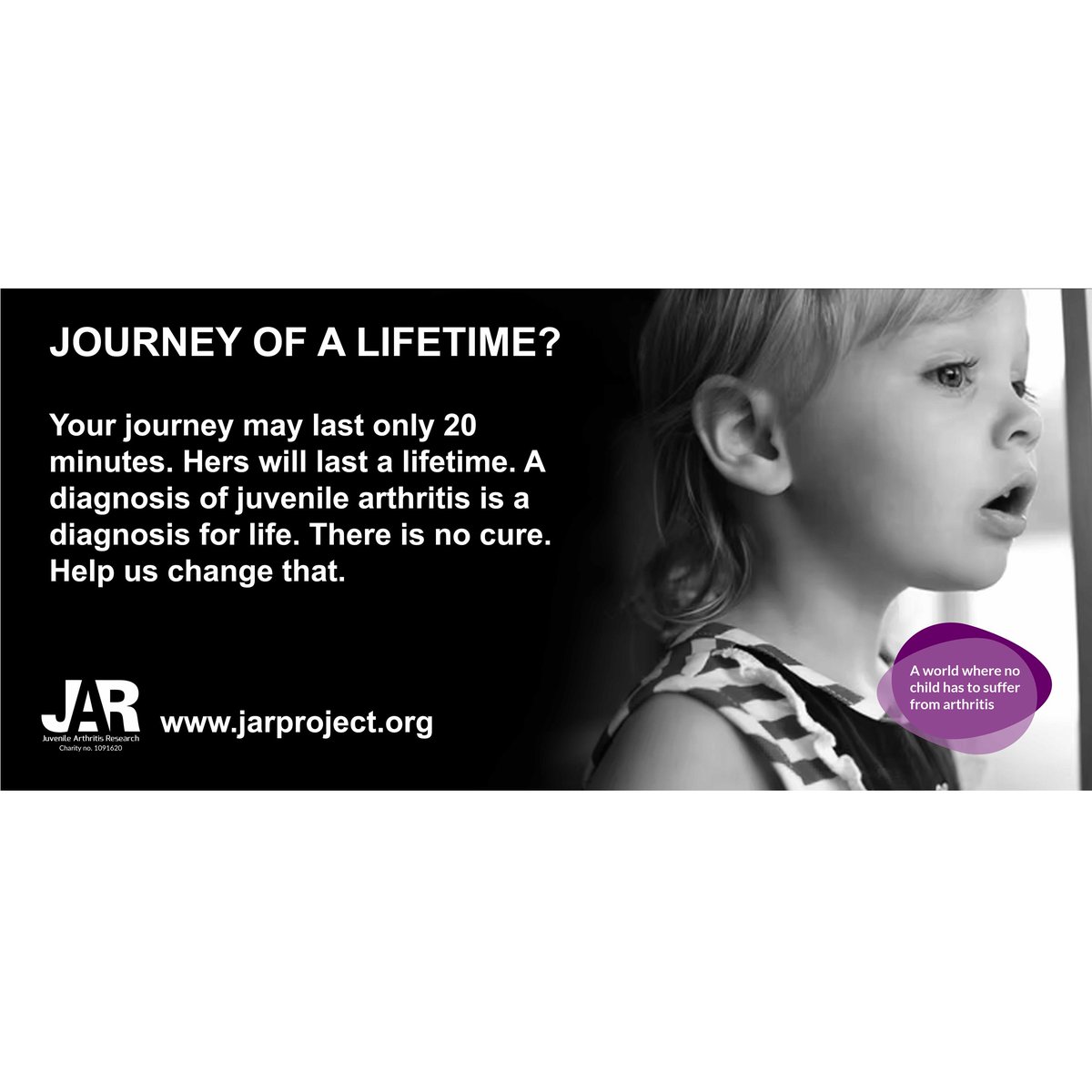 JARProject's tweet photo. For some children, the journey to diagnosis is long with years of living in pain and not knowing what is wrong. Improved awareness of #JIA speeds up diagnosis & treatment, which then leads to better outcomes for children.
More at https://t.co/uXPpUEbMuf #VirtualTube ad #ThinkJIA https://t.co/LWYOV8SMjH