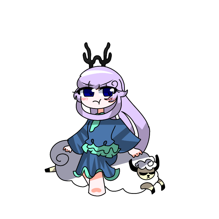 YukiiTaooo's tweet photo. pdp umehime + puppet portrait
cute wani, along with her cute pet sheep. yaay!
(repost because i forgot her hair highlights uGH-)
#東方潮聖書 #風嵐梅姫 #SapphirePanlogism #TouhouPDP #PuppetDancePerformance https://t.co/N1ghQTI7Ji