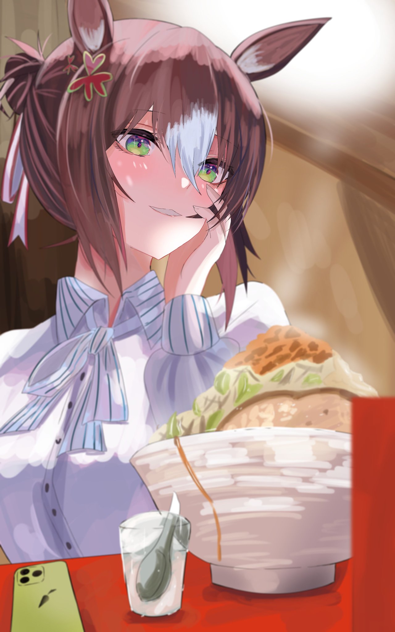 ウマ娘 エアシャカールよりも悪い顔してる時のファインモーション イラスト ウマ娘うまぴょいまとめ