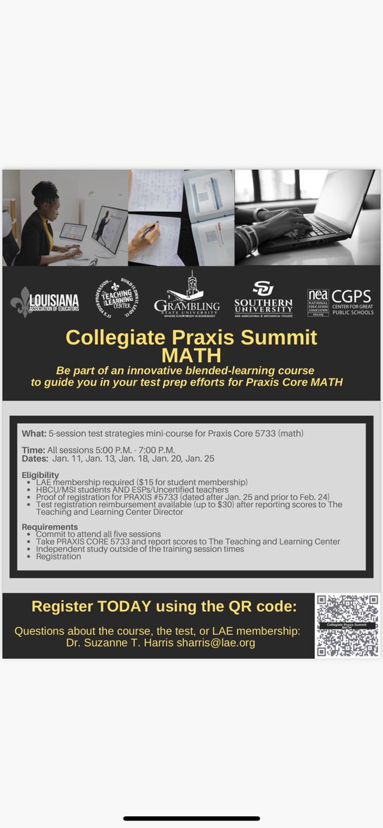 Test Prep is available! Make sure you register today!