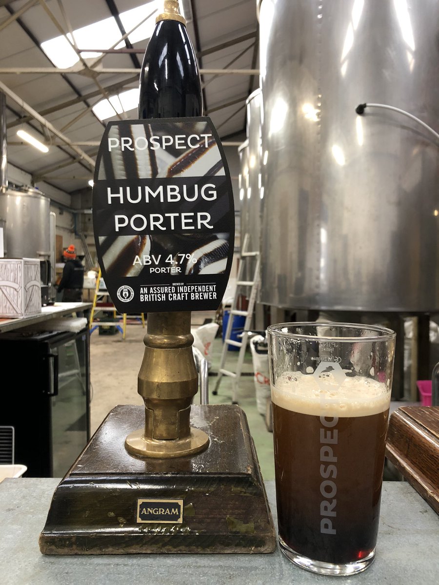 Here’s the first of our 2022 beers. Humbug Porter 4.7% ABV made with just a few(!) humbugs.  The sweetness of the humbugs balances the bitterness of the Porter offering warmth on a cold winter’s day. Hints of peppermint and coffee with a smooth finish.