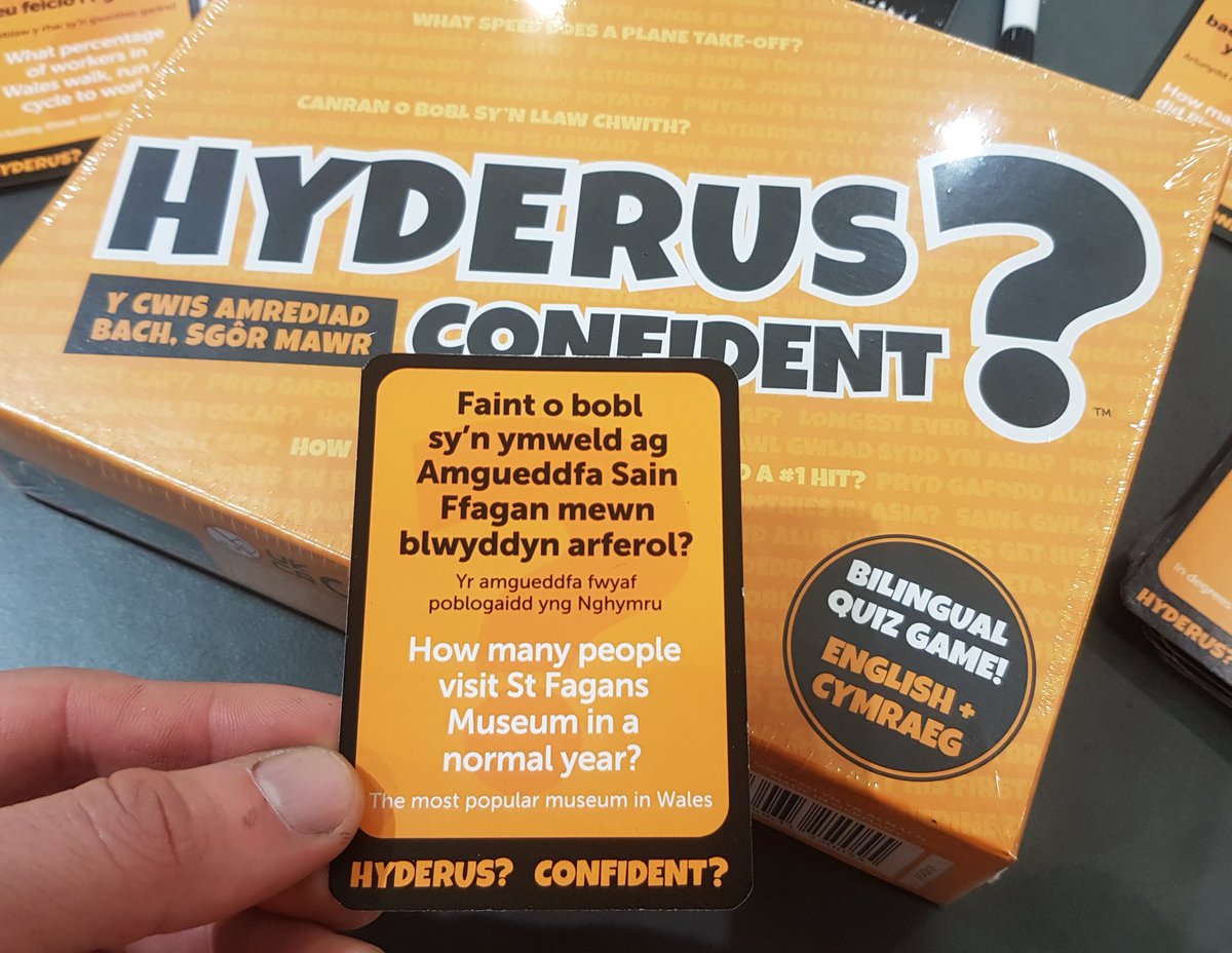 Bilingual Quiz Game about Wales! What's your range? Beth yw eich amrediad chi? <a href="/StFagans_Museum/">Sain Ffagan | St Fagans</a> Get the Wales Edition now!!! 

amazon.co.uk/dp/B098PBYLFV