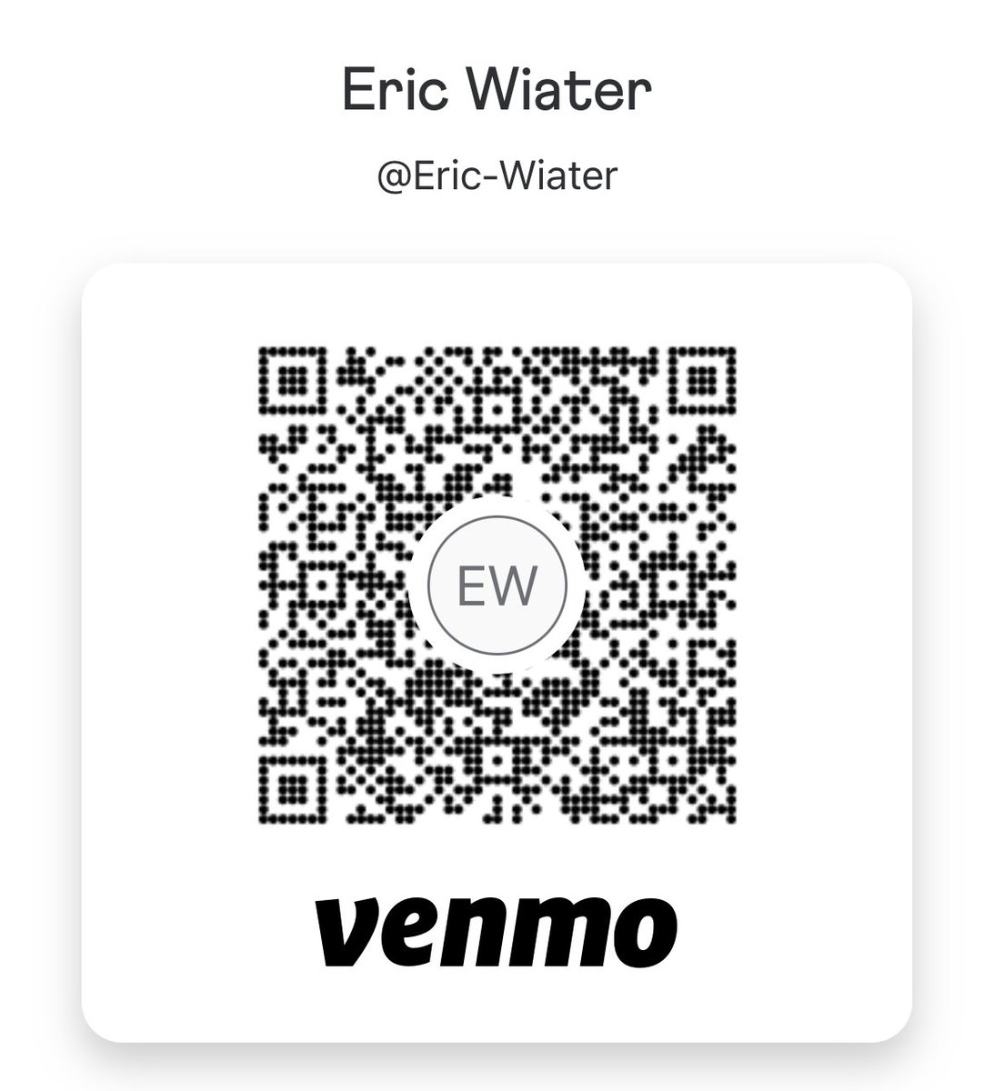 Eric_wiater's tweet photo. @Venmo @chloexhalle @MakeAWish https://t.co/OzPTc06pPQ