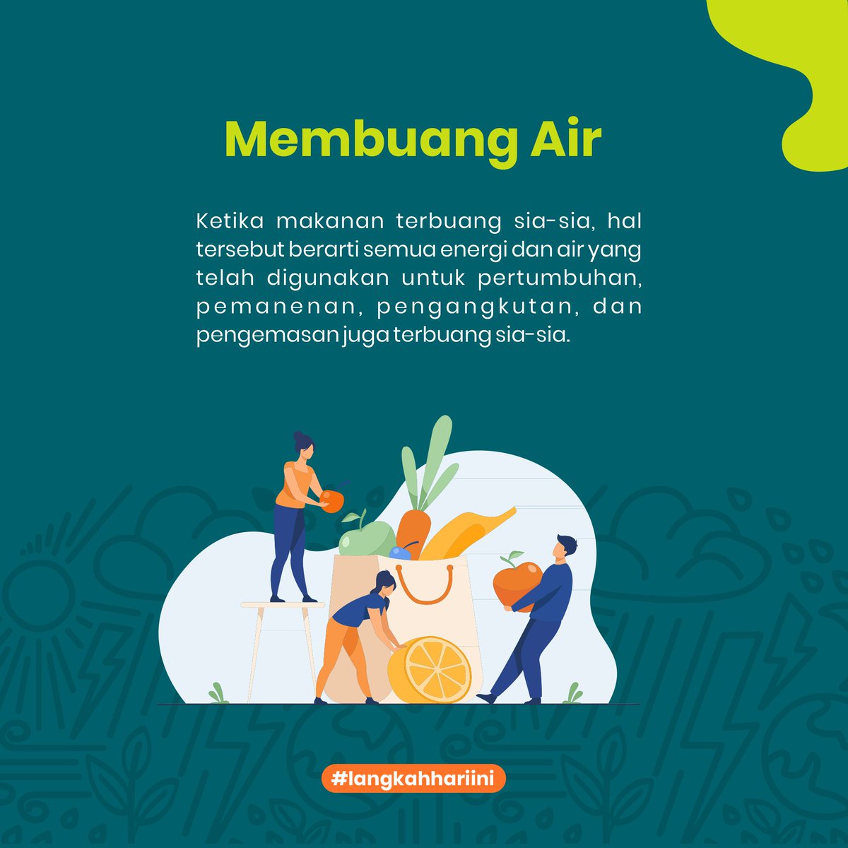 ngertiiklim's tweet photo. Ngomongin dampak buruk sampah, yang bahaya bagi lingkungan nggak cuma sampah plastik aja, sampah makanan juga ternyata dampaknya nggak bisa dianggap sepele, lho. https://t.co/eZOkLPNzN2