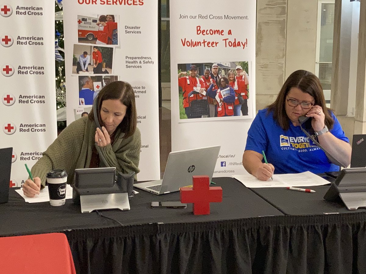indianaRedCross's tweet photo. Calls are coming in for the @INRedCross Tristate Cares Telethon in partnership with @Old_National and local media. Keep those phones ringing. Call (812) 468-1009 or make a donation at https://t.co/2GxXoVsZ80. #MakeADifference #TriStateCares #DonateNow #DisasterRelief #RedCross https://t.co/WOmjzojqlM