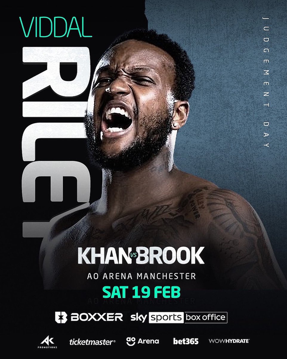 boxxer's tweet photo. Date confirmed ✅ The Rilest, @IsitRIL, will make his UK Debut on the #KhanBrook undercard 🙌
#KhanBrook | Feb 19 | AO Arena, Manchester | @skysportsboxing Box Office https://t.co/va7gal925N