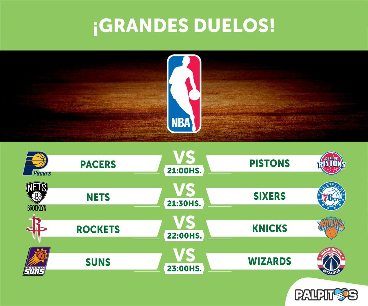 🏀 ¡La #NBA ofrece duelos geniales para armar una combinada ⛹🏿🇺🇸! | ¿Ya pensaste tu jugada de <a href="/palpitosok/">Pálpitos</a>? ➡️ bit.ly/3naU6g6 Pedí saldo virtual para tu cuenta al #CallCenter ➡️ wa.me/5493815861203