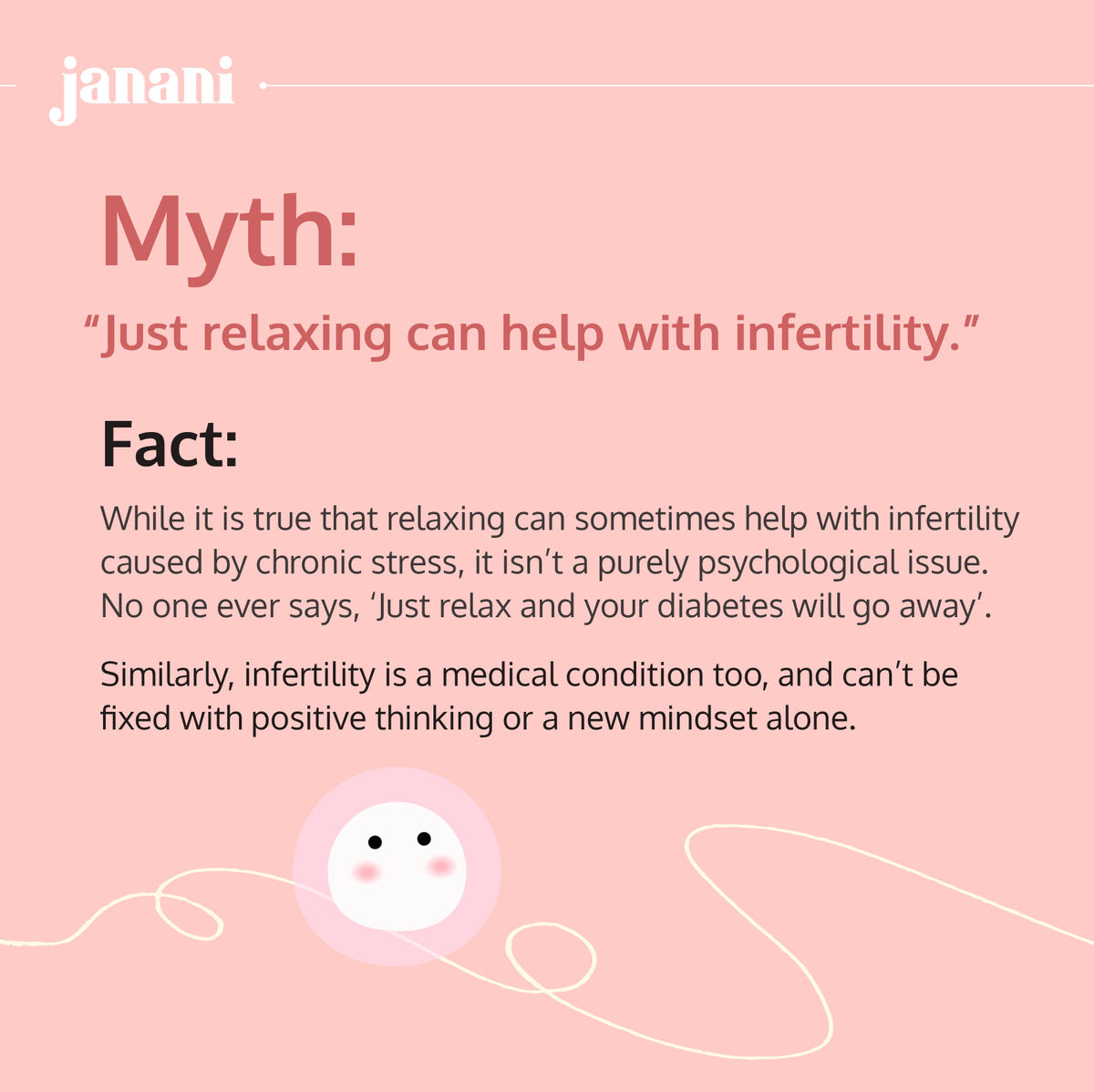 JananiLife's tweet photo. Despite what many people believe, infertility is indeed a real medical condition. It is influenced by several factors beyond just your age and lifestyle. That’s why you need to fertility checked to mitigate any risks of infertility. 

#breakthetaboo #infertilityawareness https://t.co/J0E09sMEWg