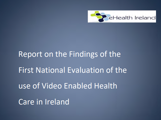 HSETandT's tweet photo. Dr. Colm Henry speaking at the launch of the  Report on the Findings of the First National Evaluation of the use of Video Enabled Health Care in Ireland -#read the full report 👉 https://t.co/zxni5xchIA  #eHealth4all https://t.co/MNkkuxI0Hp