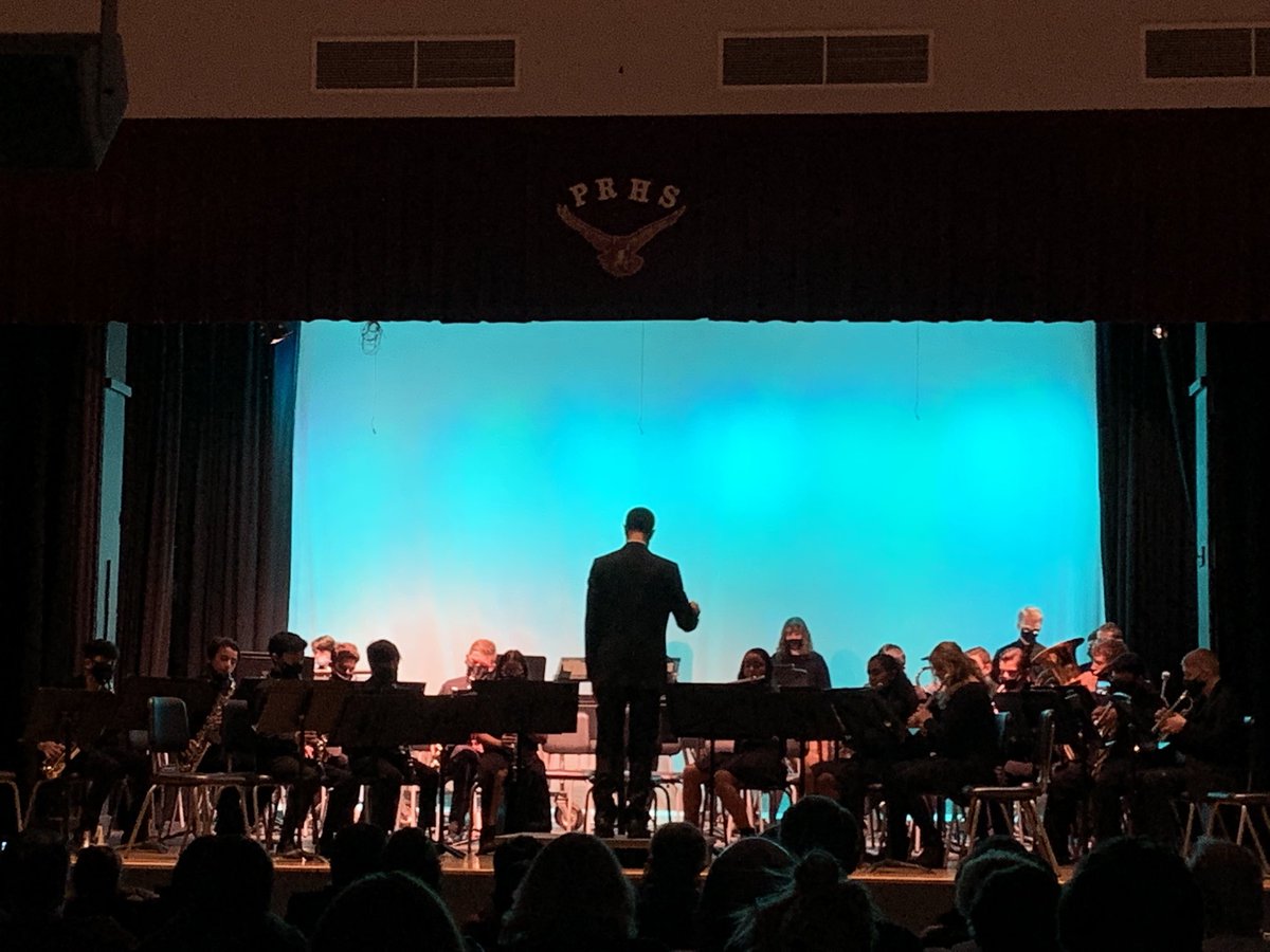 Principal_PRHS's tweet photo. Outstanding job by the Middle and High School Concert Bands at their Holiday Concert last night!  Everyone in the theater was truly put into the holiday spirit! https://t.co/bfE4bWHQnm