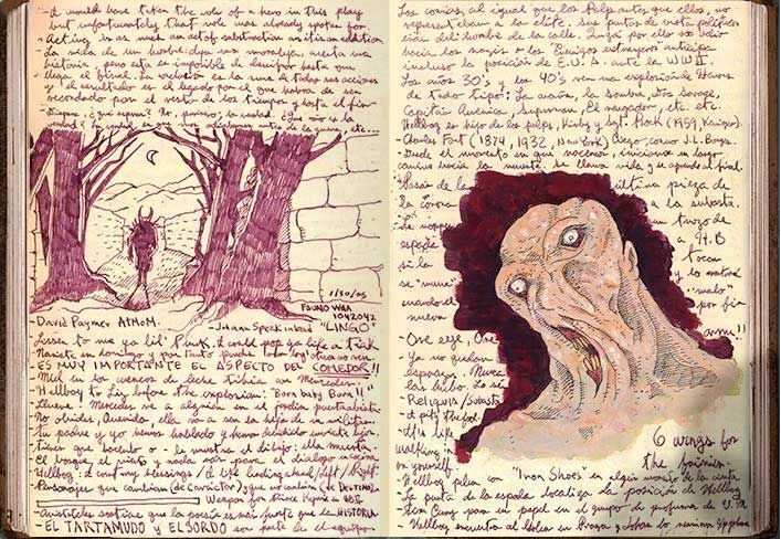jjmunozrengel's tweet photo. Los cuadernos de Guillermo del Toro son una maravilla digna de estudio. 
@RealGDT https://t.co/gpaaem5ZPv