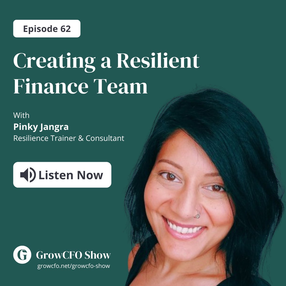 Are you building a resilient finance team? Our GrowCFO Show guest Pinky Jangra touches on several elements of resilience and how you as a finance leader can develop your team to adapt to various stressors and challenges: bit.ly/3sc7k0o