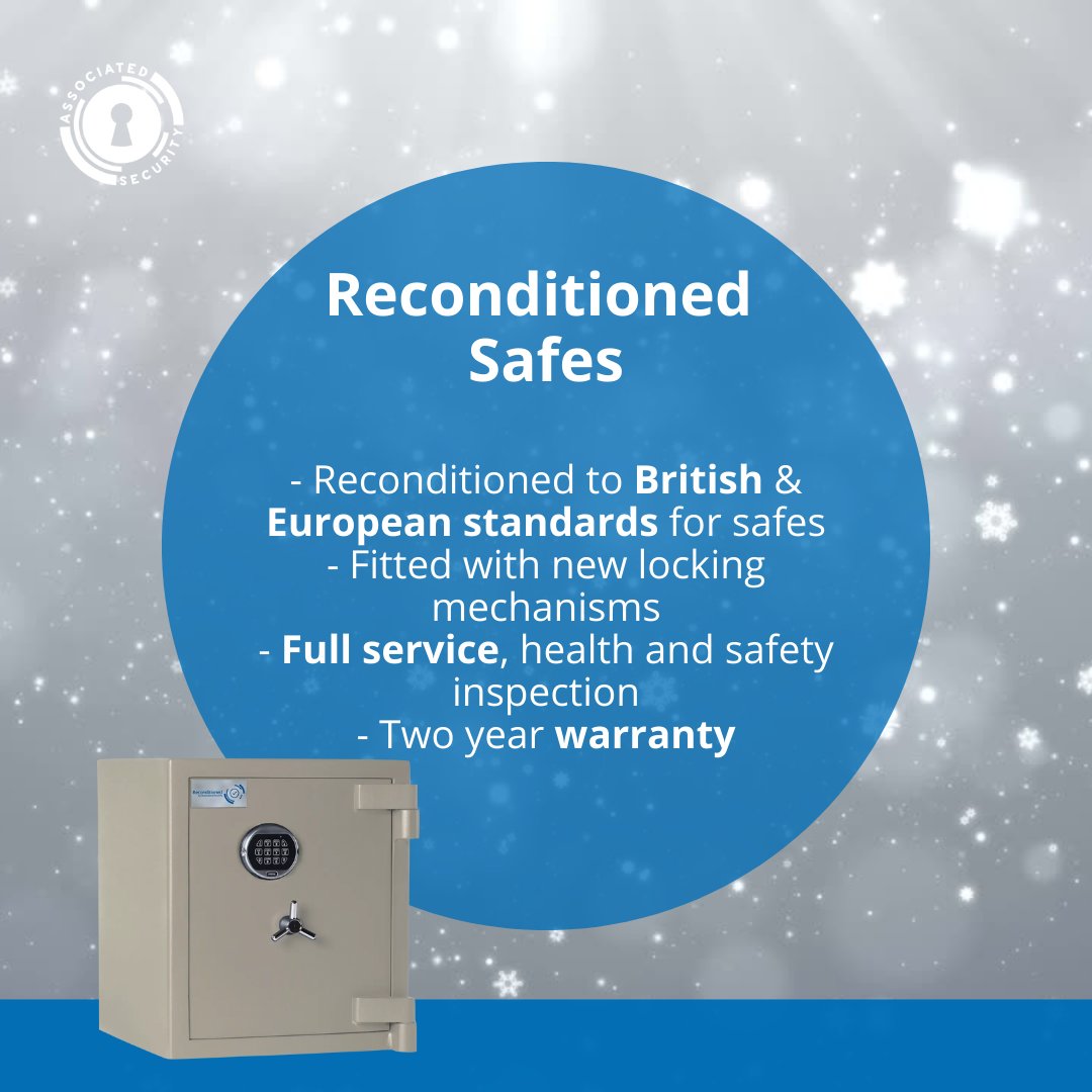 ASecOnline's tweet photo. Reconditioned Safes provide the perfect secure storage solution, benefit the environment and come at a competitive cost.
If you would like to find out more information, get in touch with us on 01618322777.
#associatedsecuritysolutions #services #uk https://t.co/FuPZz0Mdfi