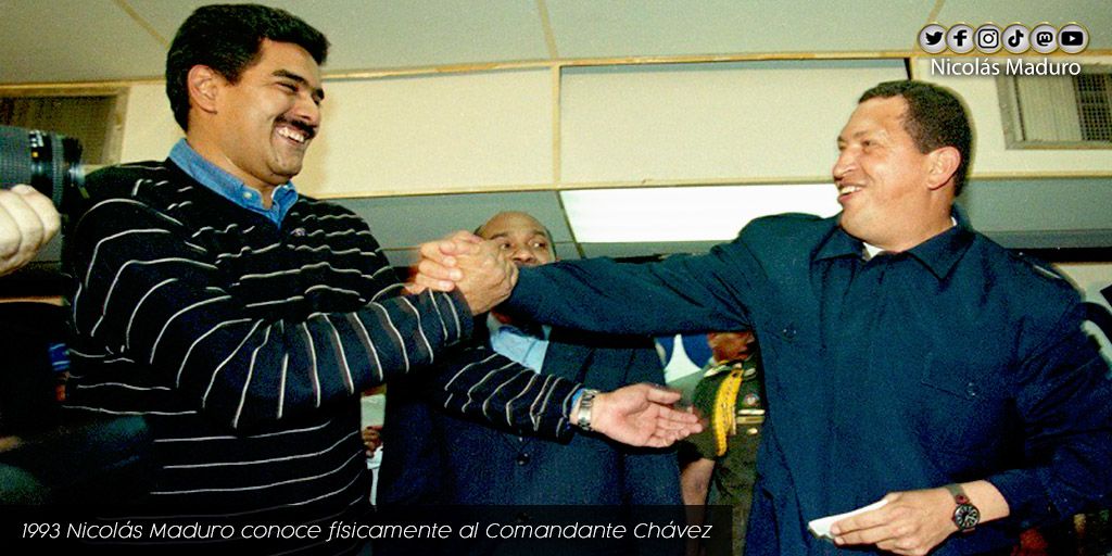 Hoy se cumplen 28 años de mi primer encuentro con Hugo Chávez en la Cárcel de la Dignidad, donde compartimos ideales de Justicia y Libertad. En Yare sellé, para siempre, mi compromiso y lealtad con la causa revolucionaria de nuestro Comandante Invicto.