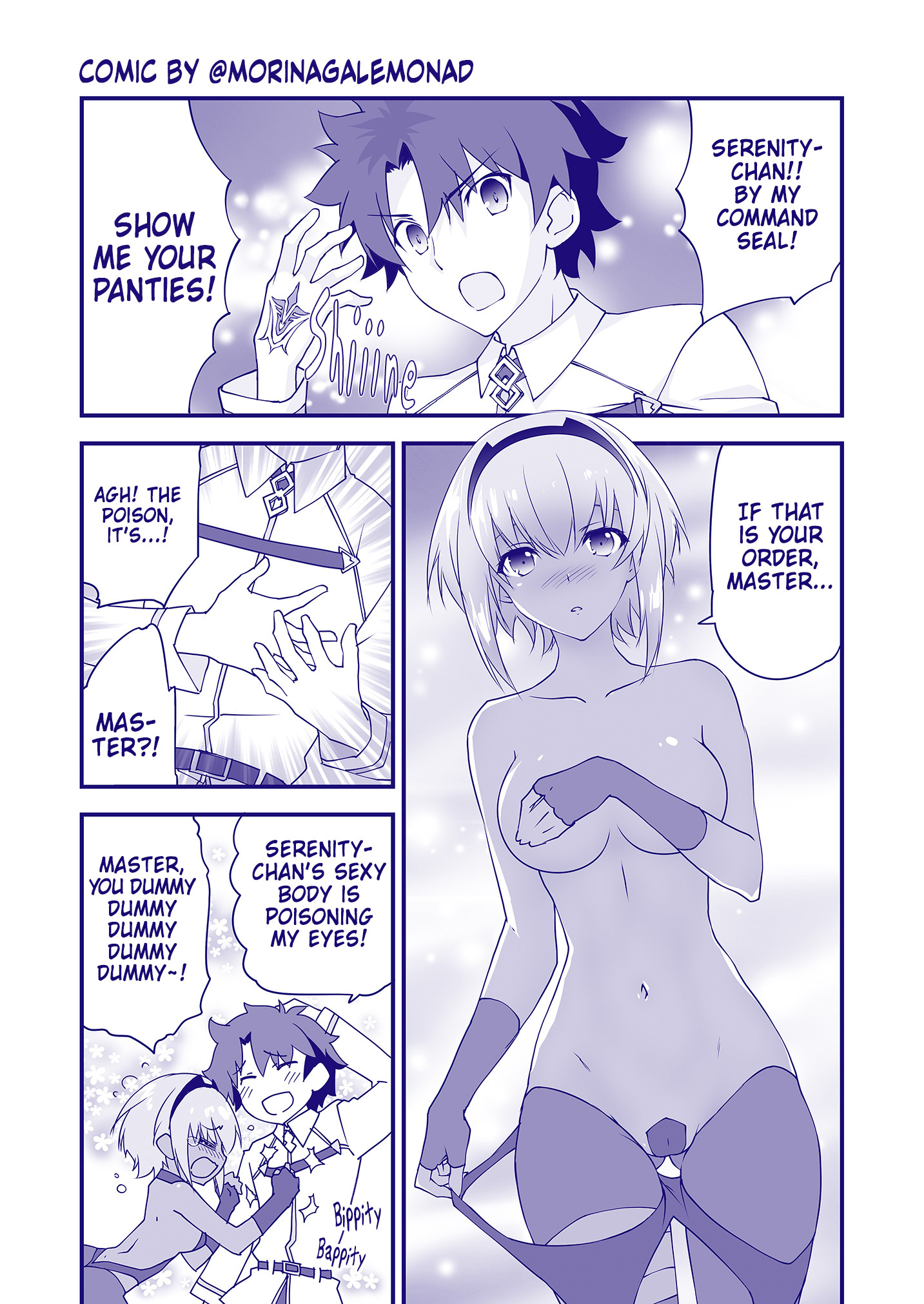 r/grandorder on X: Serenity-chan, Show Me Your Panties! by