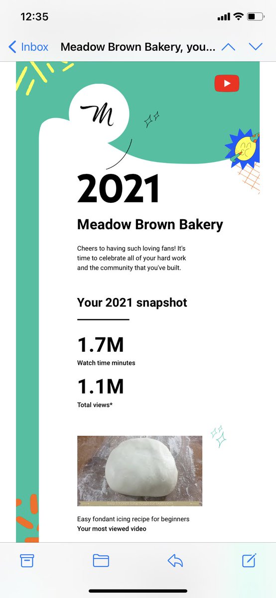 meadowbrownbake's tweet image. My YouTube channel stats for #2021 😍. Thank you you all. 🥇 

#MeadowBrownBakery  #HowToBake #BakingForBeginners #BakingTutorials #BakingWithKids #HowToBakeEverything #HowToBakeFromScratch #OnlineBaking #OnlineBakery #OnlineBakingClass #Sourdough #SourdoughStarter  #BakingLove
