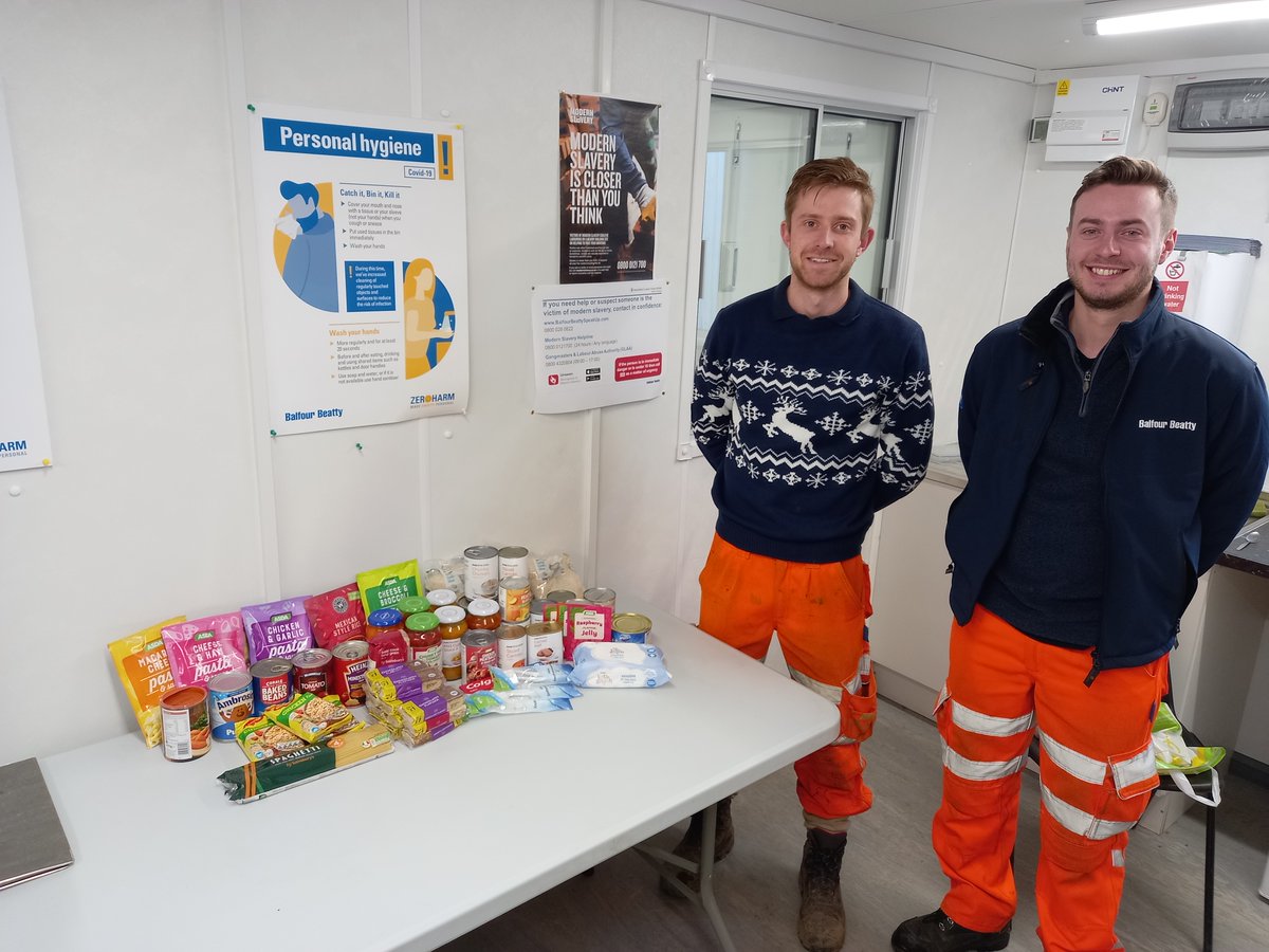 Today we delivered donations from <a href="/balfourbeatty/">Balfour Beatty</a> 's #MandaleRoadBridge team to #Thornabyfoodbank &amp; joined their amazing team of volunteers to sort donations and pack bags ready to go out today. Thank you to everyone who donated! #TeamSCAPE <a href="/stocktoncouncil/">Stockton-on-Tees Borough Council</a>