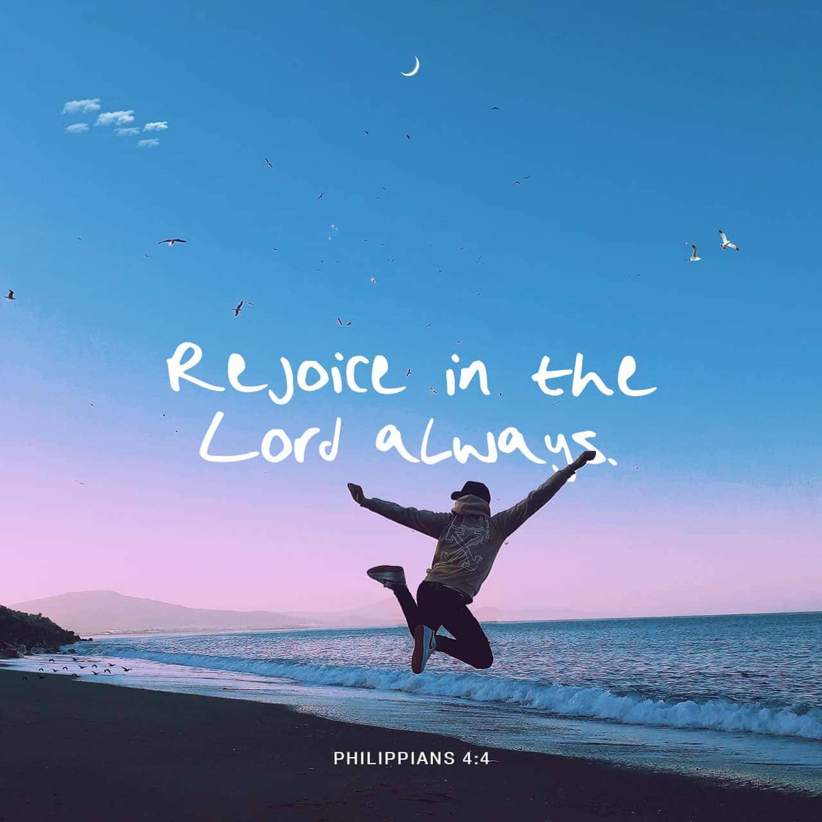 thegodmanifest's tweet photo. Philippians 4:4 TPT
Be cheerful with joyous celebration in every season of life. Let your joy overflow! #dailybread #dailyverse #cheerf #joy https://t.co/EuvRx637nl