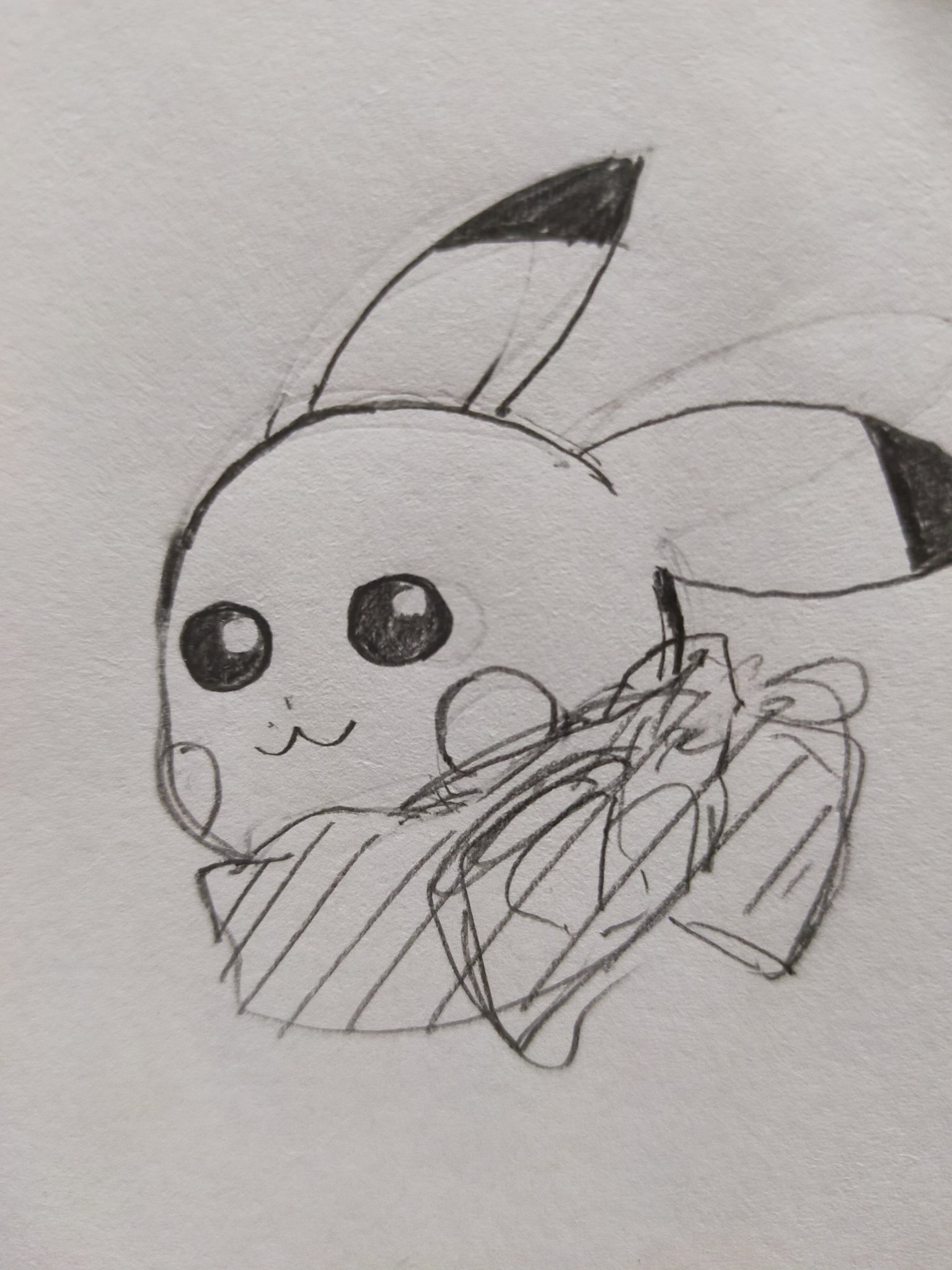 あっぷるれっど 私の知ってるピカチュウじゃないぞ 前回のピカチュウといい私はもしかしてピカチュウを描くのが苦手なのかもしれない T Co Ty1mdvlcs2 Twitter