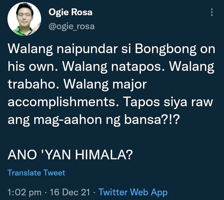 coldfacedavao's tweet photo. Walang naipundar? Walang natapos? Walang trabaho? Walang major accompishments?

Kung wala, bakit todo ang paninira ninyo? Ah tama nga pala, nasa kanya ang wala sa inyo...

Botante.😘 https://t.co/RlvPwJrlxQ