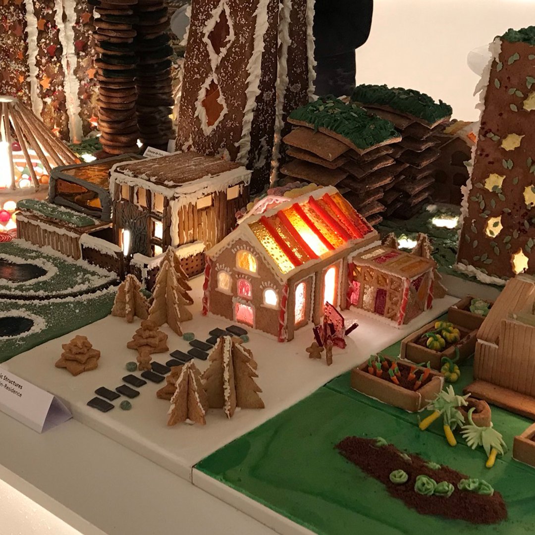 Our #TheGingerbreadCity2021  submission is now open to the public until 9th January, you can book tickets to visit the @museumofarchitecture exhibition at: thegingerbreadcity.com

#Creative #teamwork #gingerbread #baking 
#structuralengineering #Construction