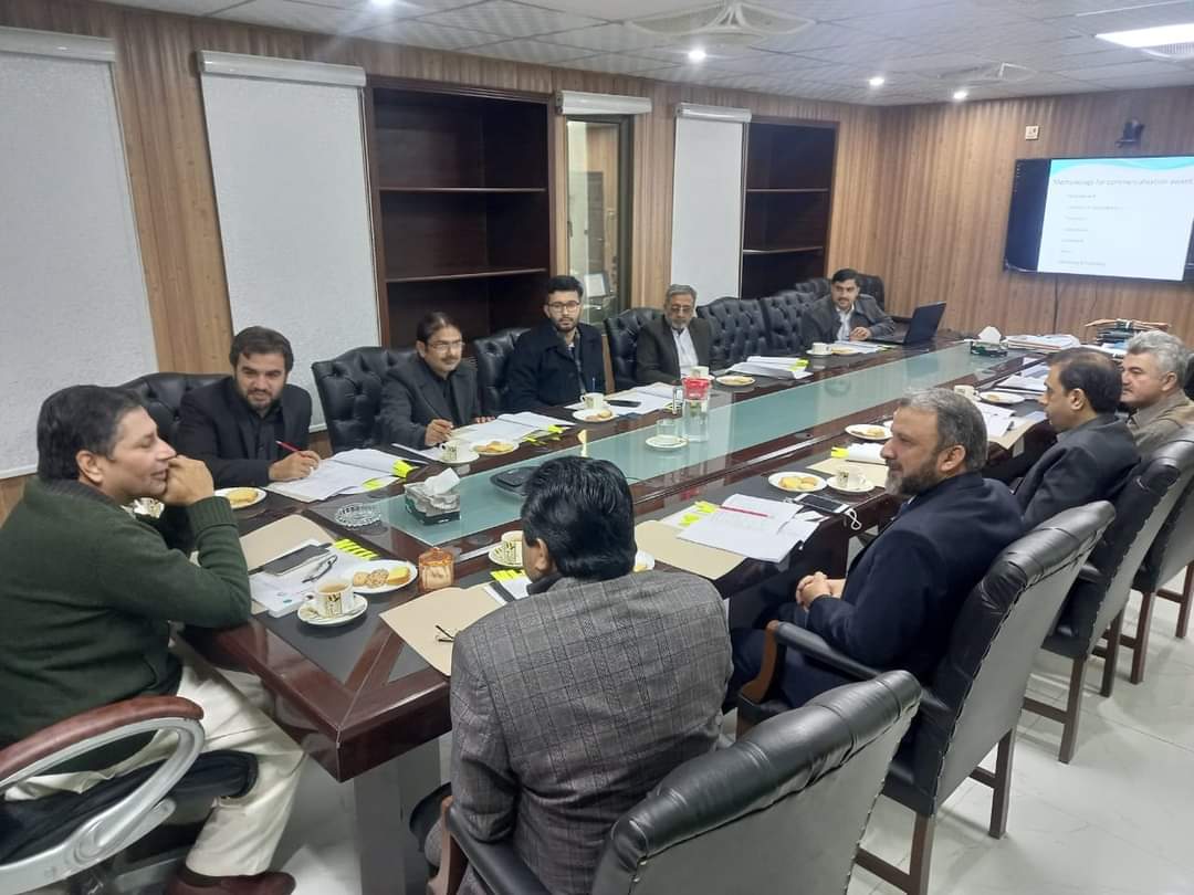 STITKPGovt's tweet image. Meeting of Evaluation Committee under the project titled Promotion and Development of Science &amp;amp; Technology under the chairmanship of the worthy secretary ST&amp;amp;IT at ST&amp;amp;IT department.

#stitkp #dostkp #innovativekp #scienceforKP