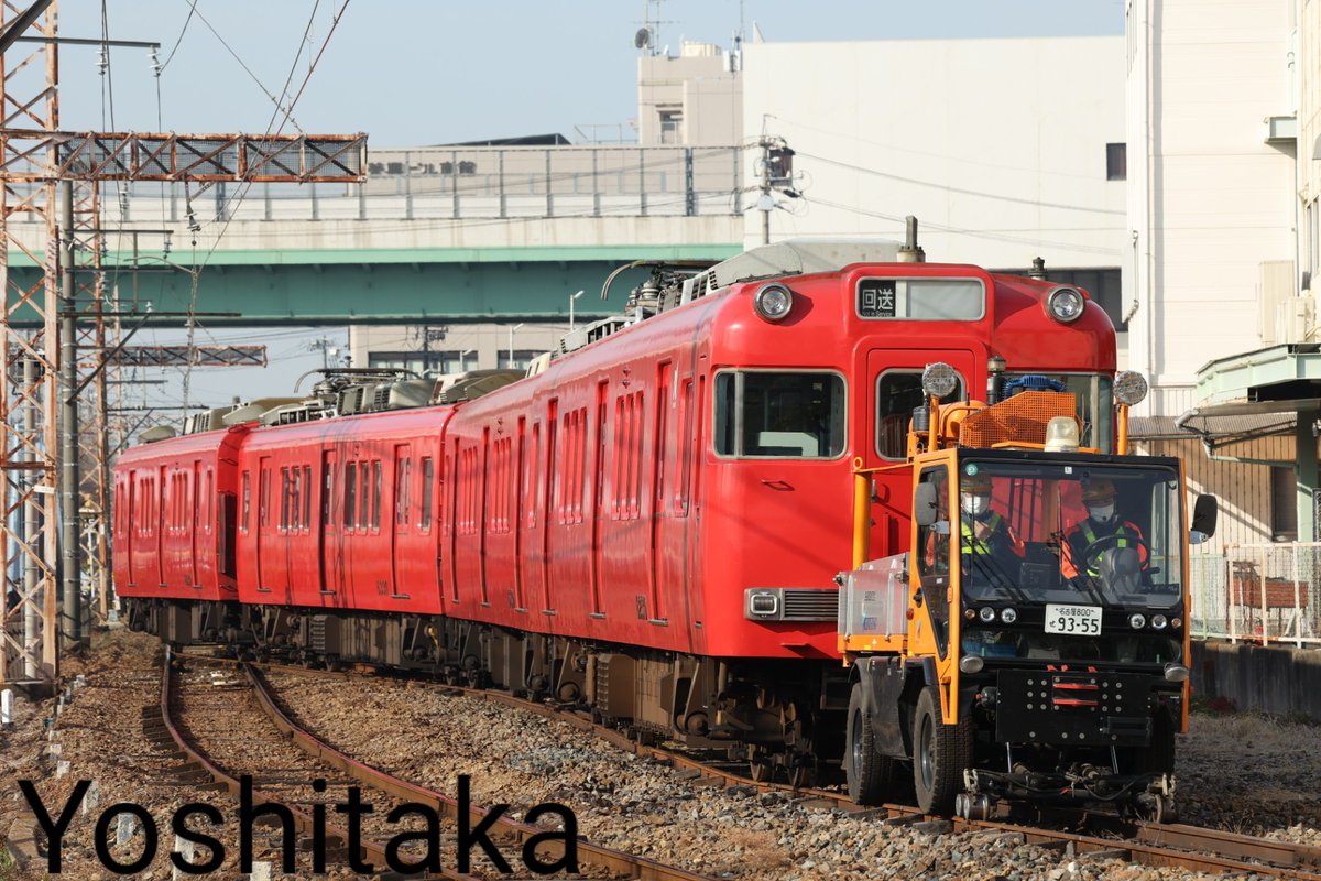 YoshitakaNagas3's tweet photo. #名鉄 #築港線 #6000系
#6030F #6045F #廃車回送
こんばんは😃今朝は名鉄6000系の廃車回送の撮影を📸ご一緒された方々、お疲れ様でした。6030Fは先月に乗ったり撮ったりした編成でした😢 https://t.co/wsEVsB4o9O