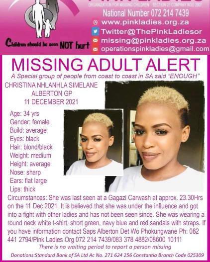 tumisole's tweet photo. Dumelang 

Please help #NhlanhlaSimelane 

You can contact the SAPS on the numbers on the flyer https://t.co/ghAzLUb63A
