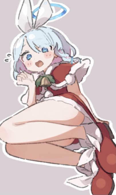 空からミニスカサンタっ娘さんが 